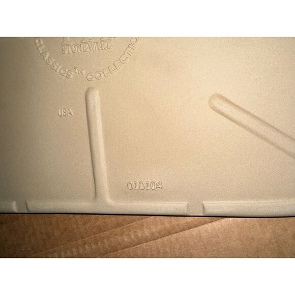 The Pampered Chef Flat Baking Stone 13"x15" Rectangle Classic Collection Stonewa - Picture 4 of 8